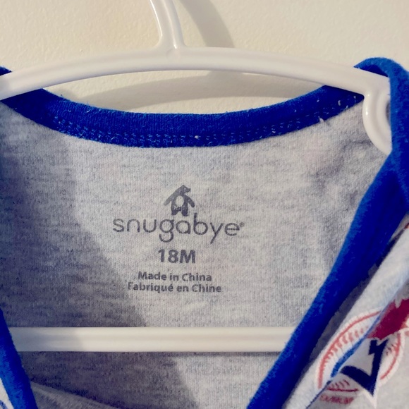 Snugabye • Toronto Blue Jays Baby Onesie 100% Cotton 18 Months - Picture 3 of 5